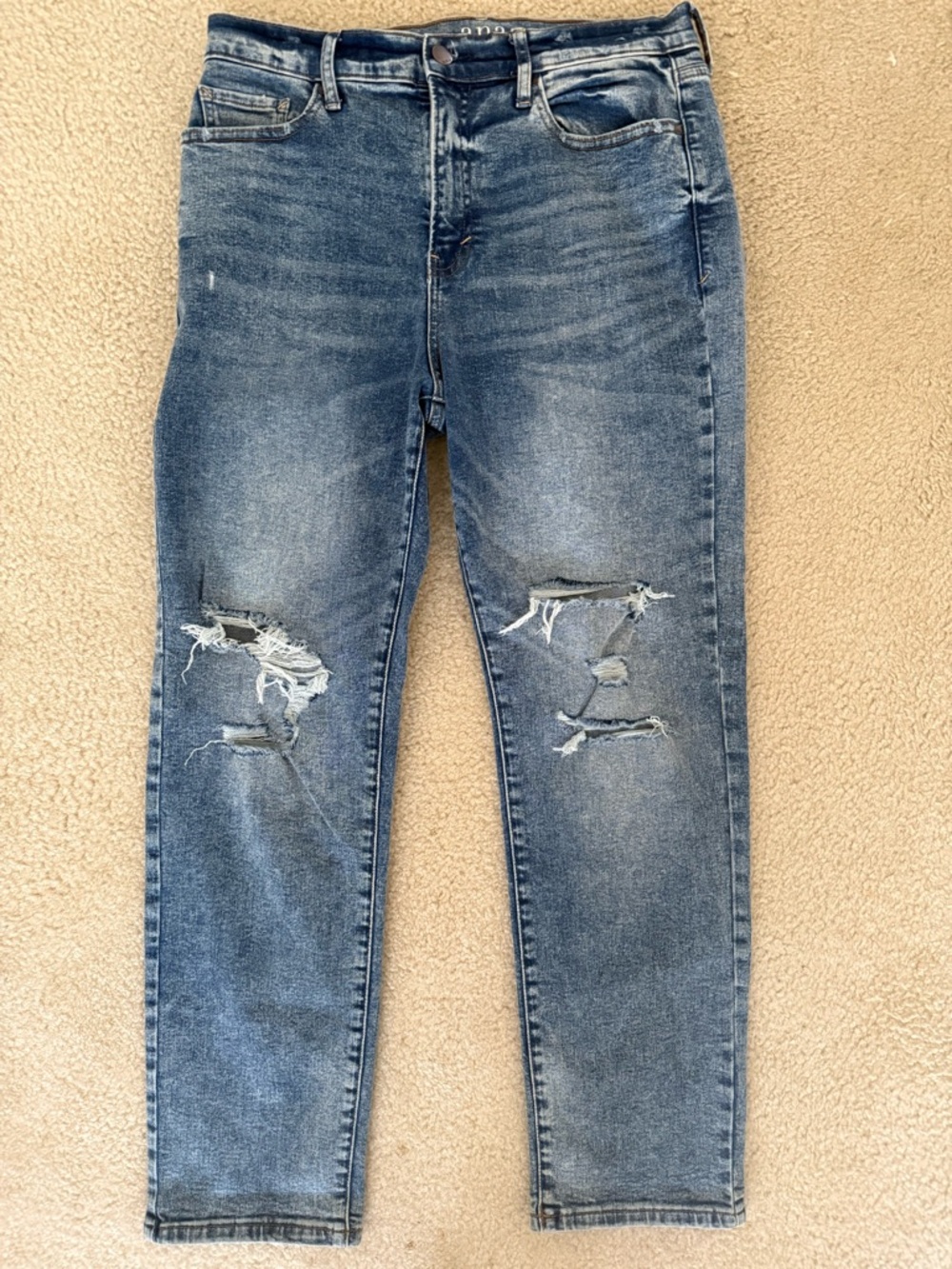 Ana High Rise Straight Jeans Size 12